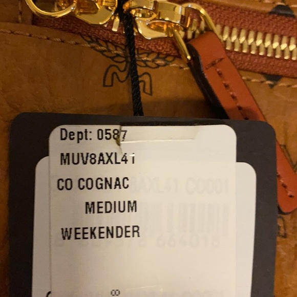 🧳 AUTHENTIC MCM Brand New Never Used Travel Bag - Picture 12 of 14